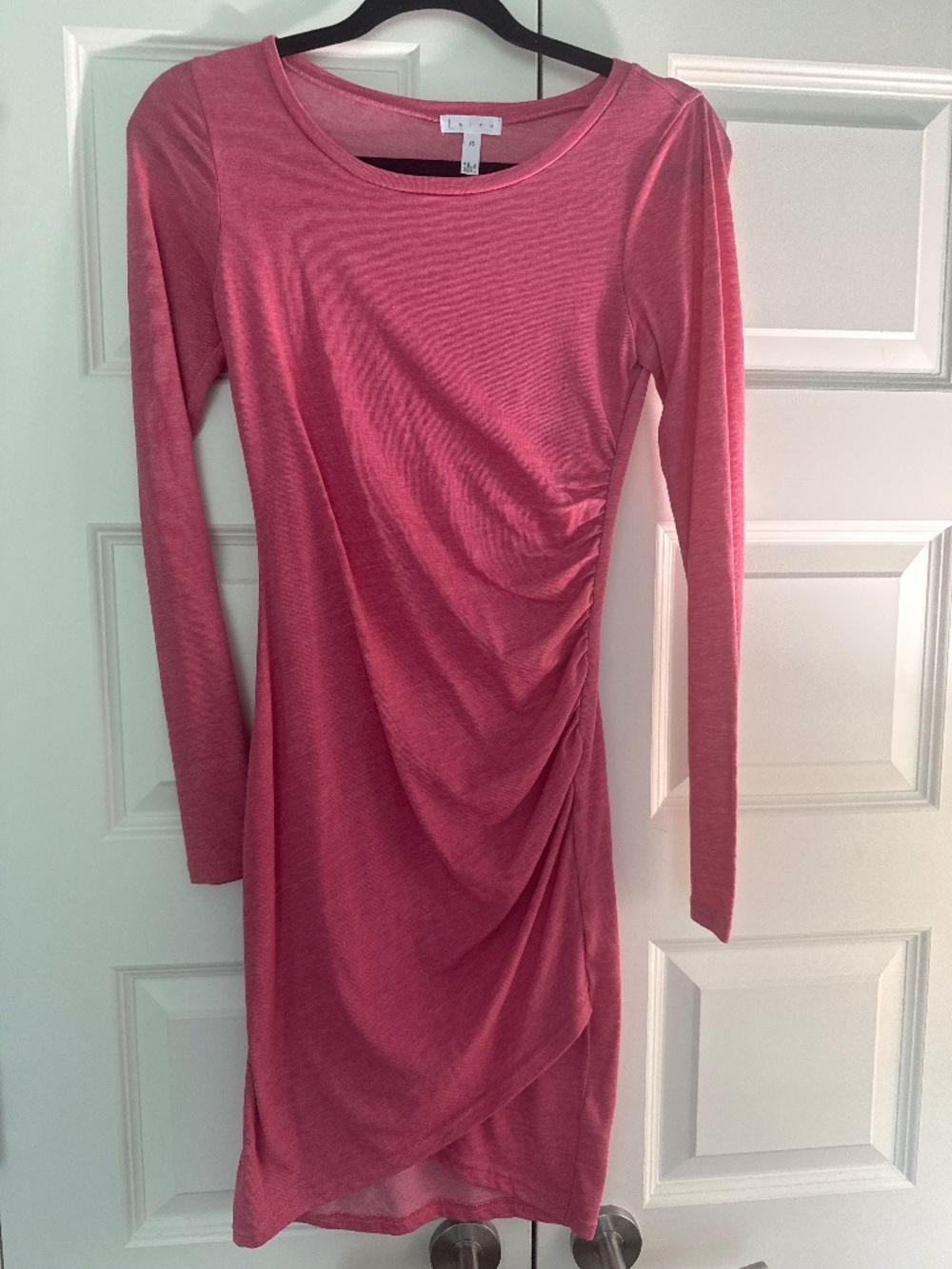Leith Pink dress with long sleeves